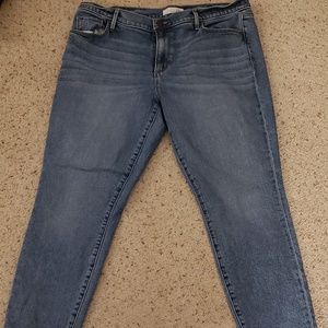 Loft mid wash skinny jeans, 12 / 31